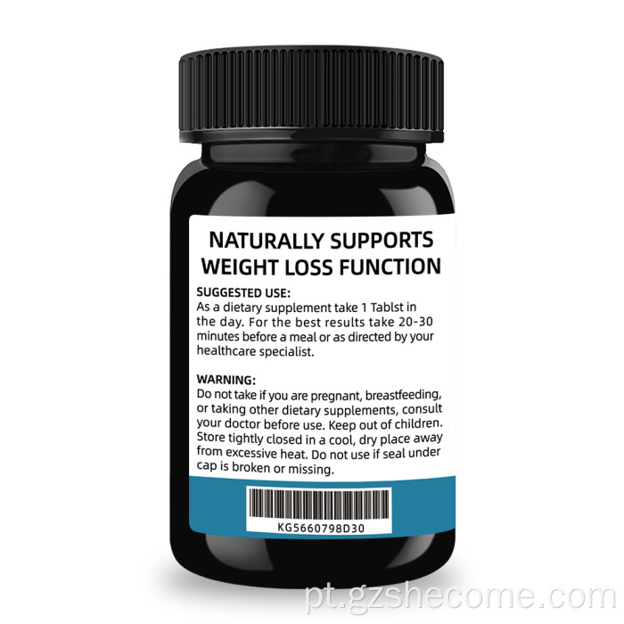 Shecome Fat Burner Comprimidos Metabolismo de Controle de Peso